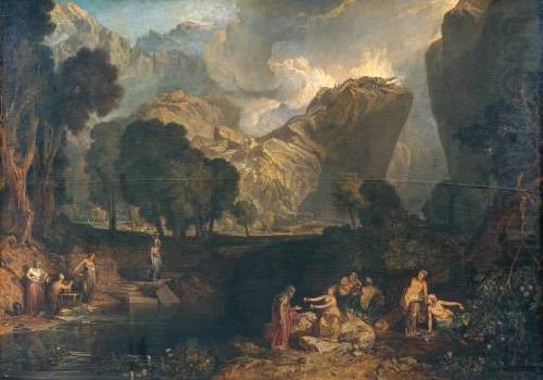 Joseph Mallord William Turner Landschaft mit dem Garten des Hesperides china oil painting image